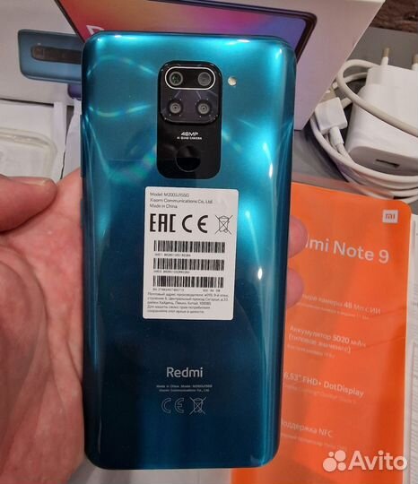 Xiaomi Redmi Note 9, 3/64 ГБ