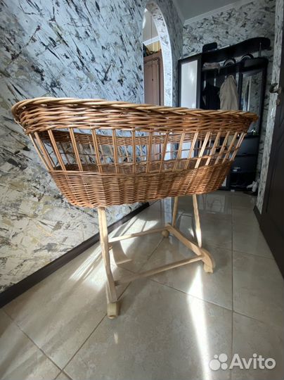 Люлька колыбель плетеная