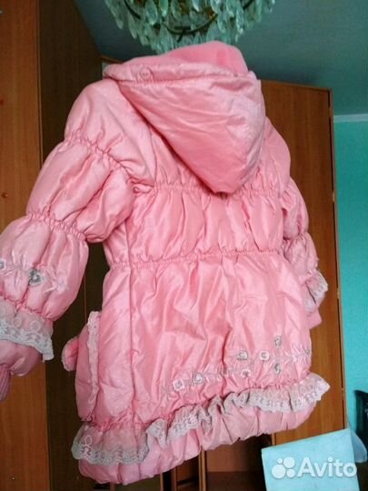 Куртка 130 см зима, холод.осень
