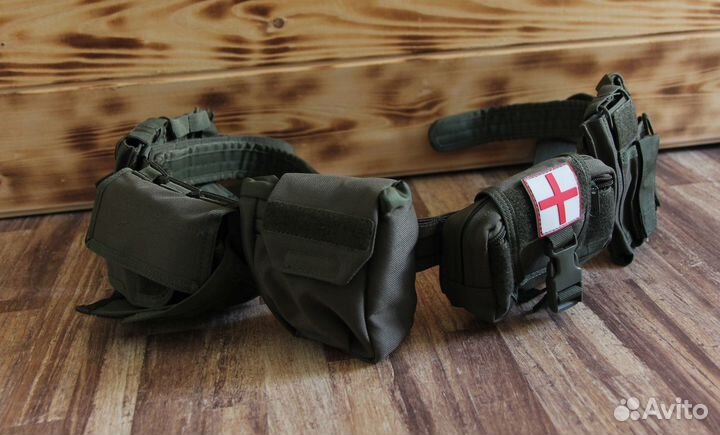 Пояс yakeda разгрузочный тактический с подсумками