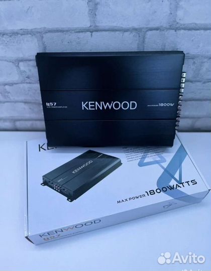 Автомобильный усилитель 4 канала Kenwood