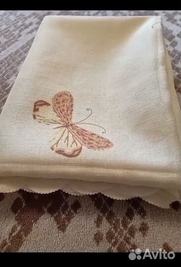 Скатерть желтая