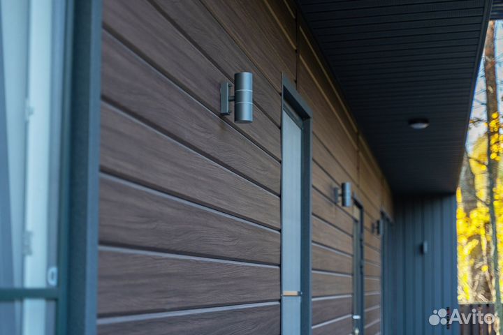 Металлический сайдинг под дерево