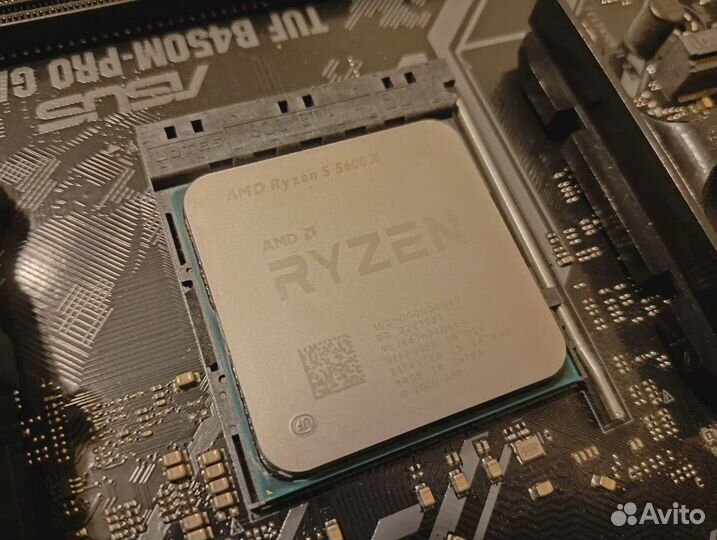 Комплект Ryzen 5 5600X + asus TUF B450M-PRO gaming