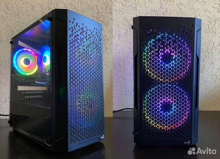 Игровой пк Intel 10105F/RX580/16Гб/500Гб NVMe