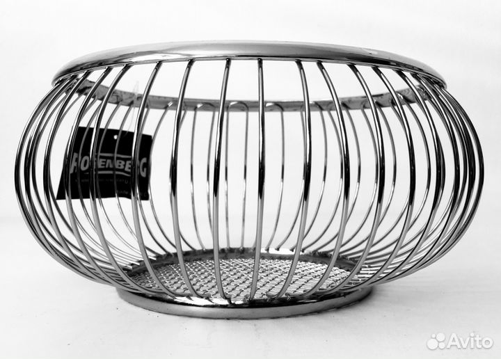 Ваза для фруктов стальная 