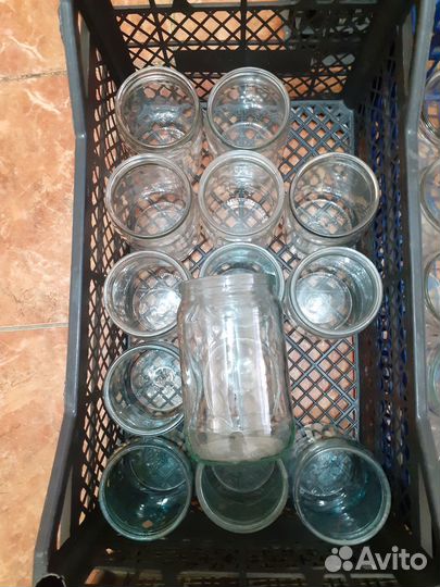 Банки стеклянные бу
