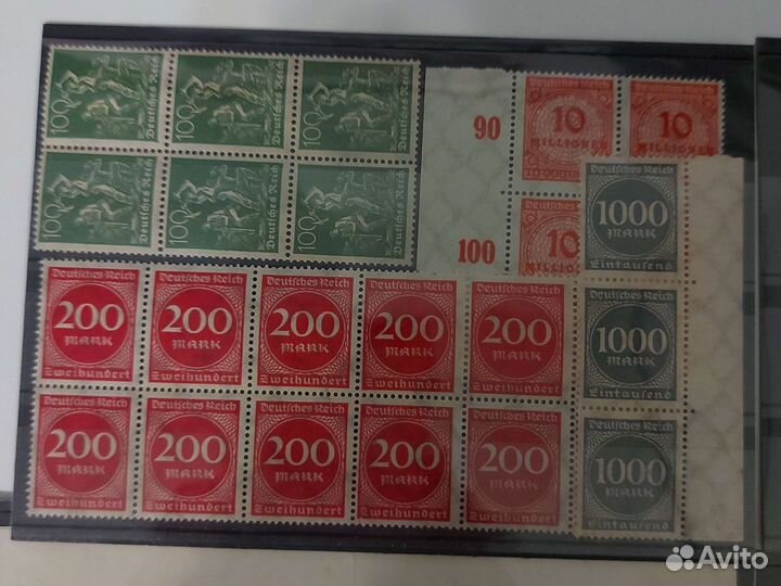 Старинные немецкие марки