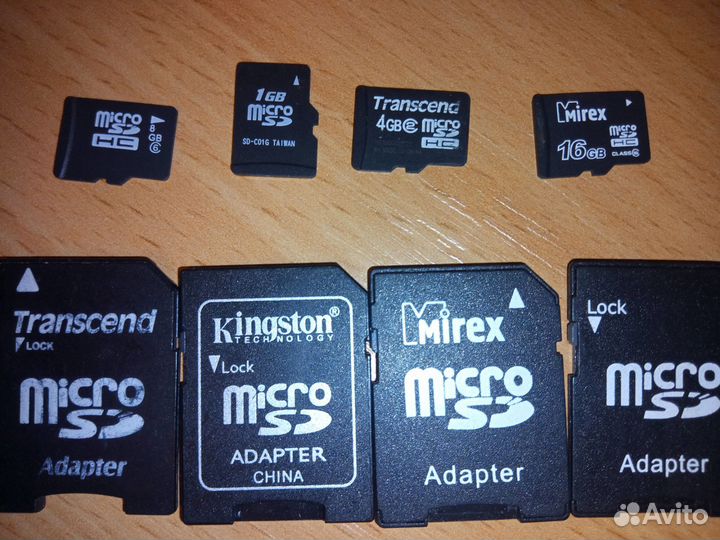 Карты памяти MicroSD 16g 8g 4g 1g