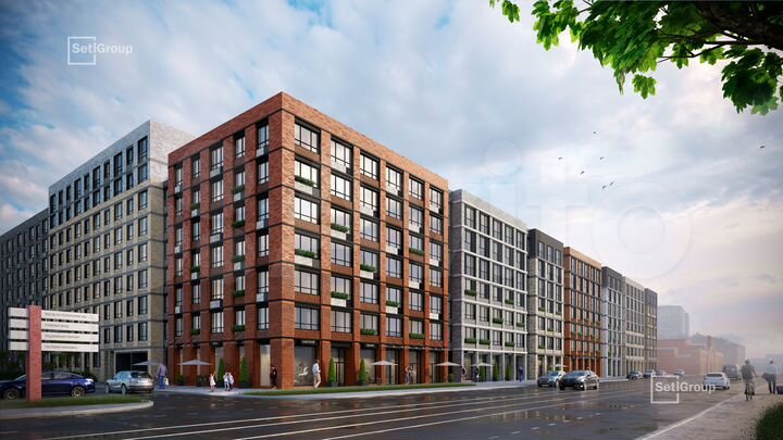 Квартира-студия, 24,9 м², 9/9 эт.