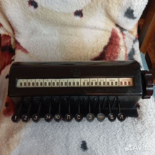 Механический счетчик элементов крови, СССР