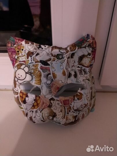 Маска кошки для квадробики)