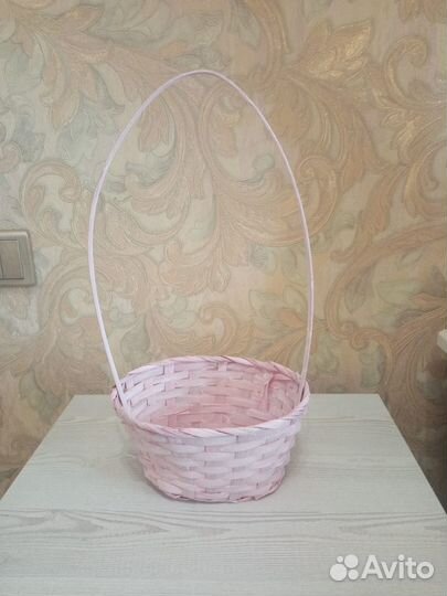 Корзина плетеная из бамбука