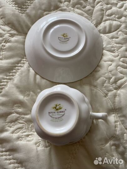 Чайная пара royal albert flower of the month