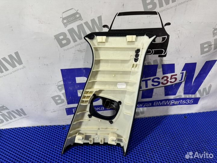 Обшивка стойки потолка BMW F10 цвет черный