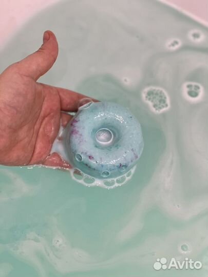 Бомбочка для ванны пончик