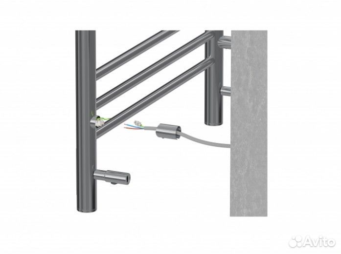 Полотенцесушитель электрический Aquatek Альфа П7 500х700 quick touch, хром