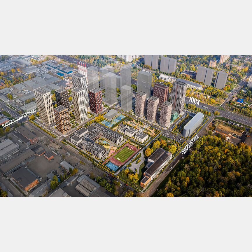 3-к. квартира, 73,3 м², 2/23 эт.