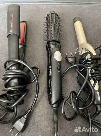 Фен-щётка, плойка, щипцы для накрутки