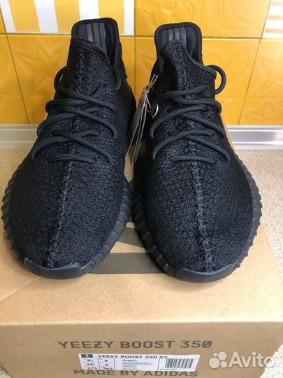 Adidas Yeezy Boost 350V2 Black Red Оригинал