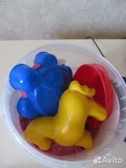 Набор для счета, Космический песок Буквы д/магн.до