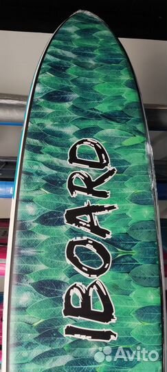 Sup сап надувная доска iboard 2022 зеленый лист