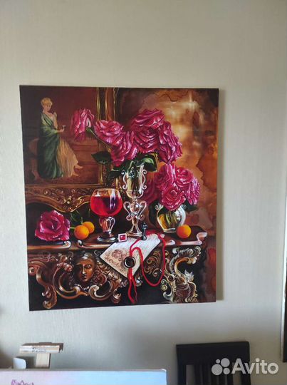 Картина маслом на холсте натюрморт