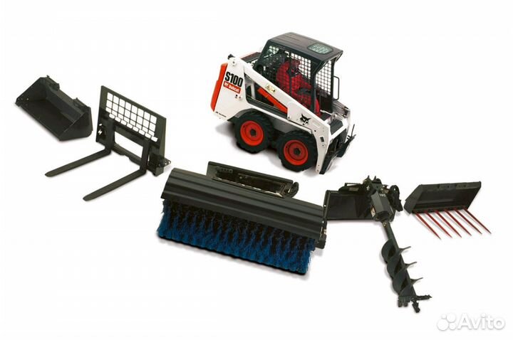 Работы погрузчиком Bobcat бобкэт бобкат бобкет