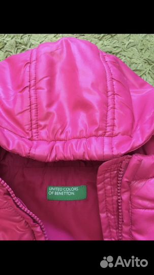 Куртка Benetton 90 см 2г д/дев