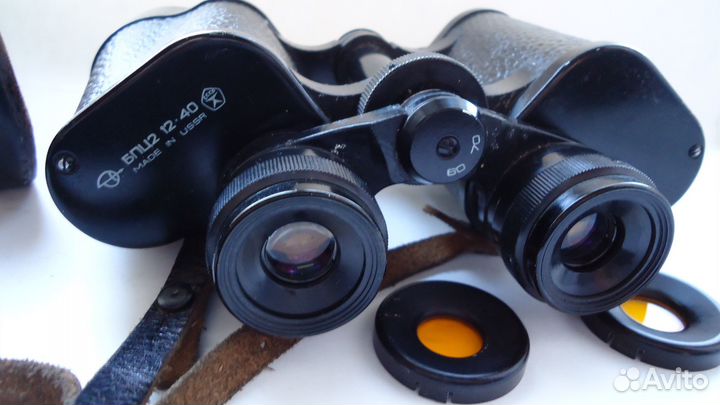 Мощный советский бинокль бпц2 12х40 Загорск СССР