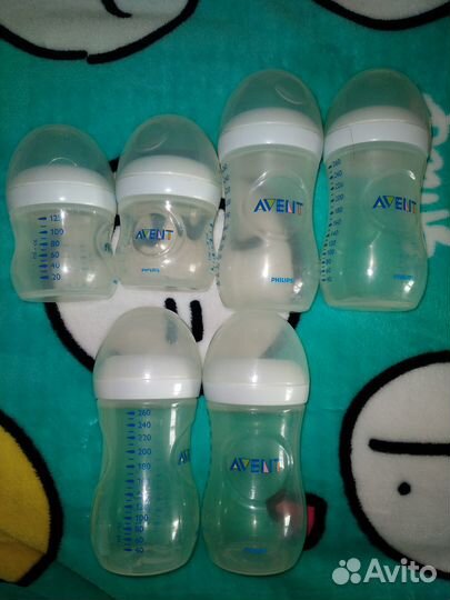 Бутылочки avent natural