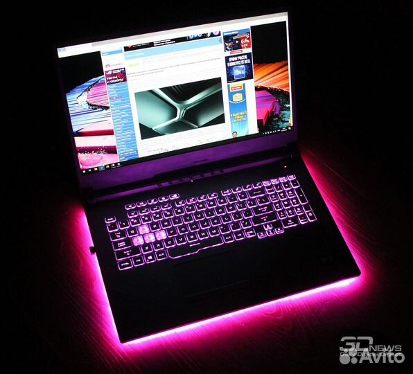 Asus 17.3/144 i7-10750H 6я12п RTX2070/8 16Gb 512Gb