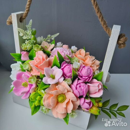Букет из мыла