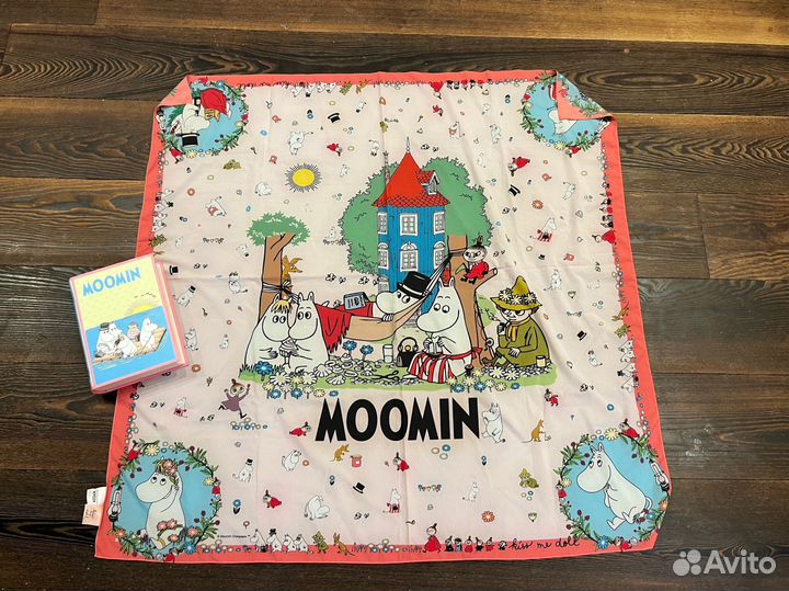 Шелковый платок Kiss me doll x Moomin