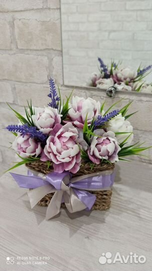 Букет из мыла