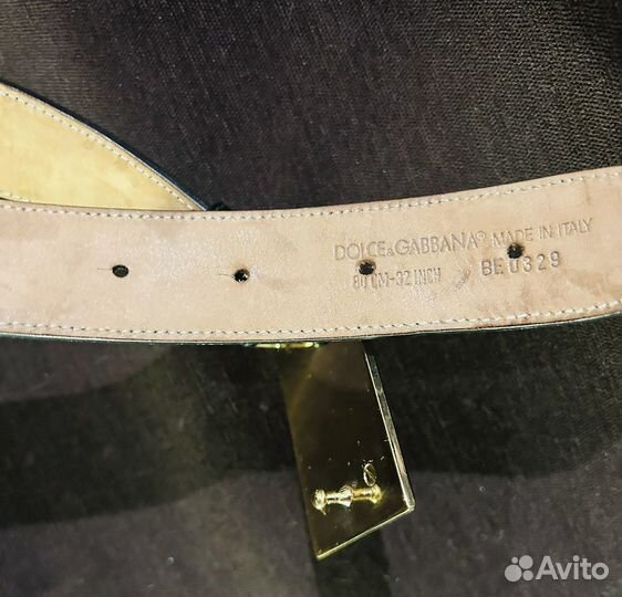 Оригинальный Ремень Dolce & Gabbana 80см