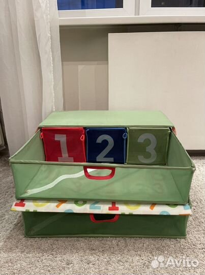 Ящики для хранения белья и игрушек. Икеа