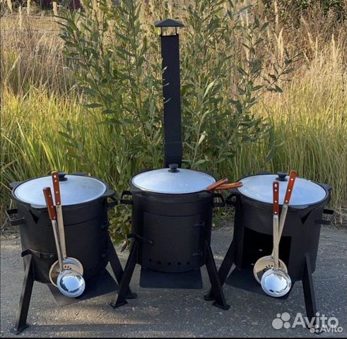 Казан и печь