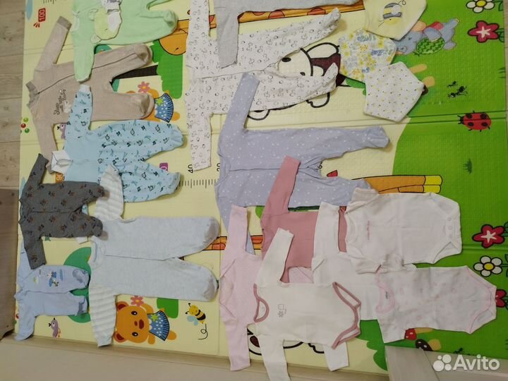 Вещи пакетом на девочку 0-6 месяцев