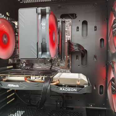 Игровой пк, Ryzen 5 3600, RX 6600(8Gb), DDR4-16Gb