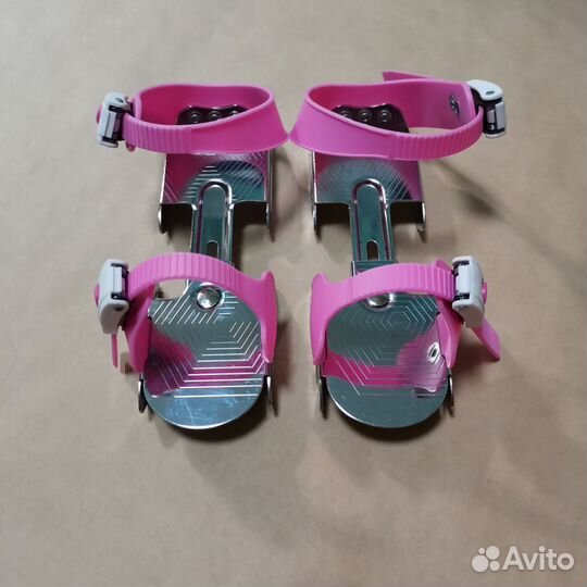 Коньки двухполозные раздвижные Oxelo, 17-21 см