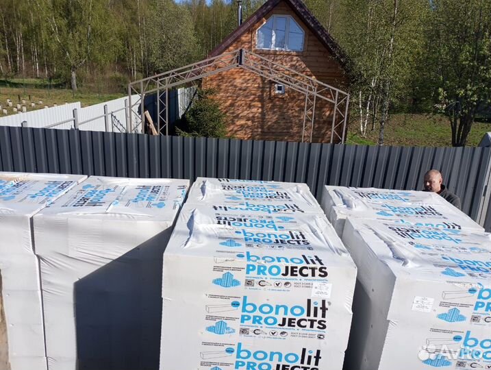 Строительные и перегородочные блоки Бонолит