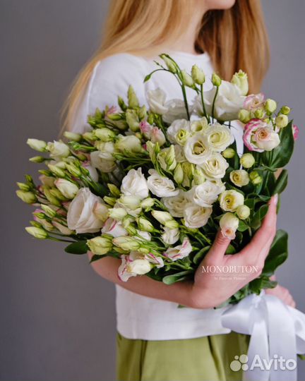 Эустома, букет эустомы, Доставка цветов