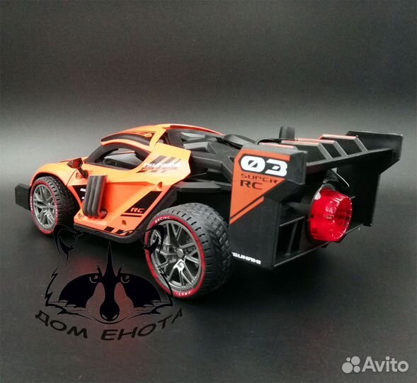 Машинка с ду на радиоуправлении с дымом