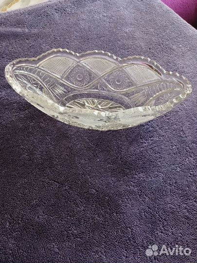 Хрустальные салатницы СССР