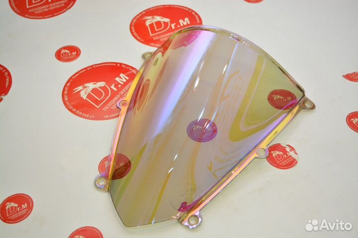 Ветровое стекло CBR600RR 07-08 doublebubble иридий