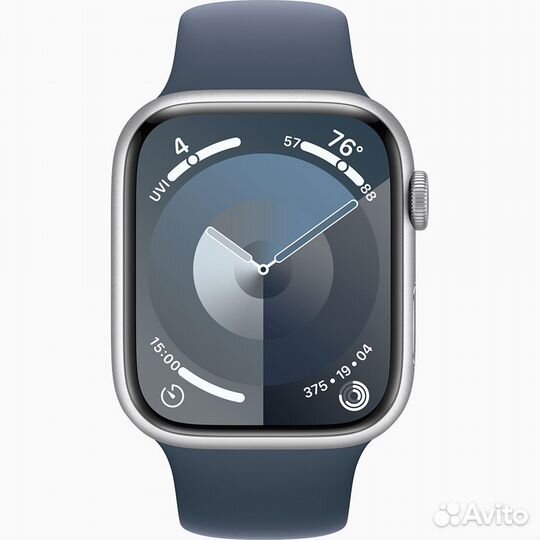 Apple Watch Series 9, 45 мм Silver, Sport Band Al