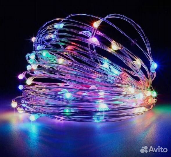 Гирлянда нить роса