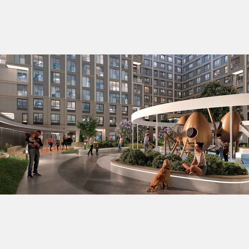 2-к. апартаменты, 40,2 м², 2/20 эт.