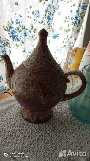 Чайник керамический глазированный